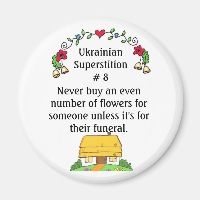 Ukrainische Superstile Magnet (Vorne)