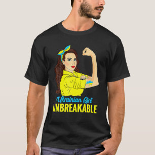 Ukrainische T Women Girl Unzerbrechliche Ukraine F T-Shirt