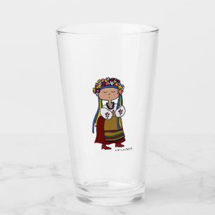 Ukrainische Tänzer-Volkskunst Glas