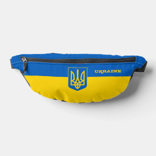 ukrainische Tasche, ukrainische Flagge, Tryzub Bauchtasche