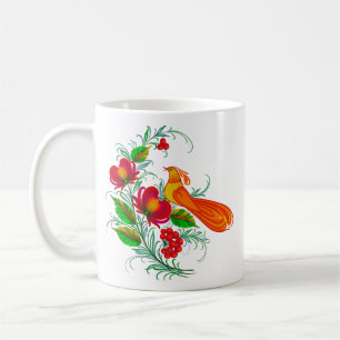 Ukrainische traditionelle Petrikivka-Kunst Kaffeetasse