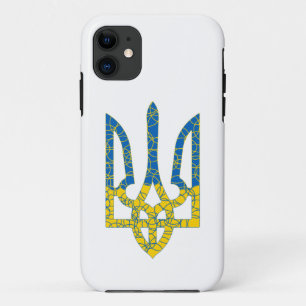 Ukrainische trident texturierte Flagge der Ukraine Case-Mate iPhone Hülle