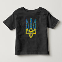 Ukrainische trident texturierte Flagge der Ukraine
