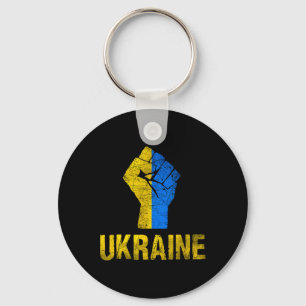Ukrainische Ukraine-Flagge Vintage-Ukraine-Flagge Schlüsselanhänger