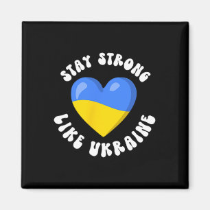 Ukrainische Unterstützung Ukraine-Flagge Ukrainisc Magnet