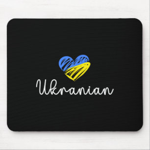Ukrainische Unterstützung Ukraine-Flagge Ukrainisc Mousepad
