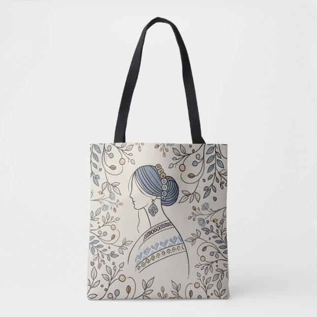 Ukrainische Volkskunst Tote Tasche (Vorderseite)