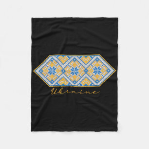 Ukrainische Vyshyvanka Traditionelles Ornament der Fleecedecke