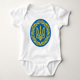 Ukrainische Wappen 2 Baby Strampler