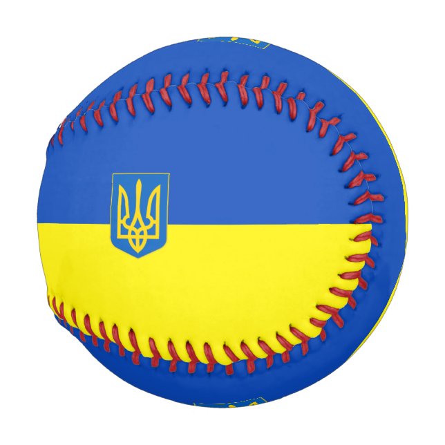 Ukrainische Wappen Baseball (Rückseite Links)