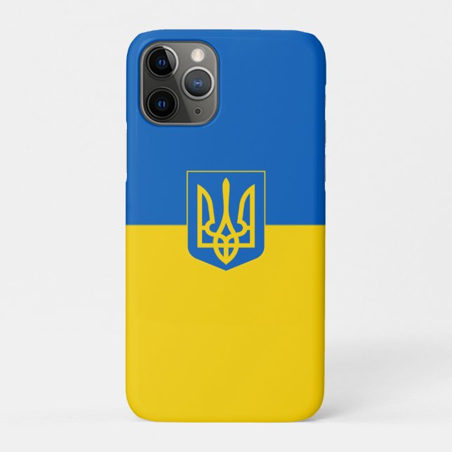 Ukrainische Wappen Case-Mate iPhone Hülle (Rückseite)