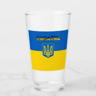 Ukrainische Wappen Glas