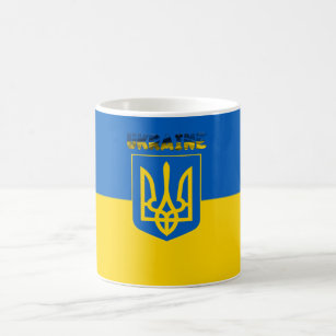 Ukrainische Wappen Kaffeetasse