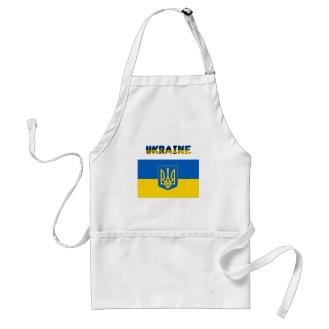 Ukrainische Wappen Schürze (Vorne)