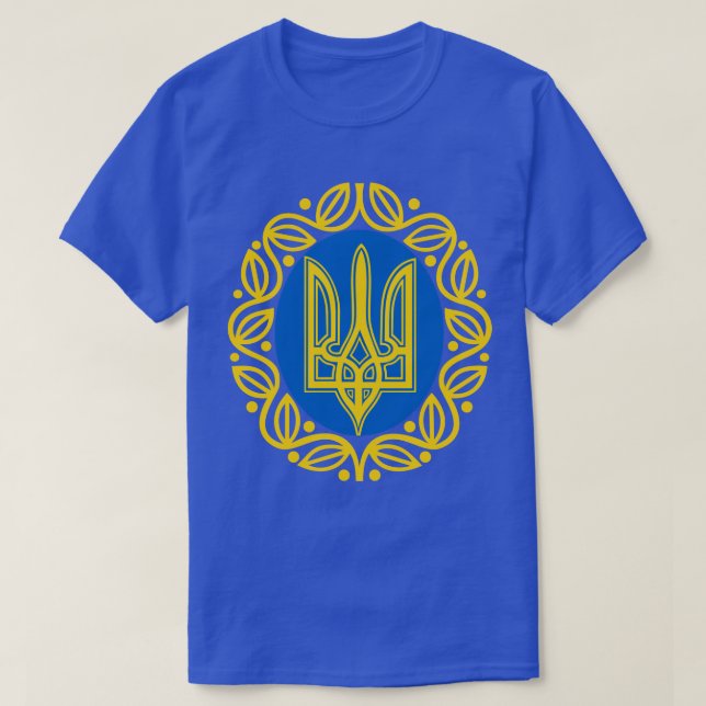 Ukrainische Wappen-T - Shirt (Design vorne)