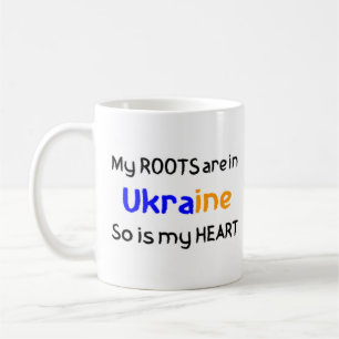 ukrainische Wurzeln Kaffeetasse