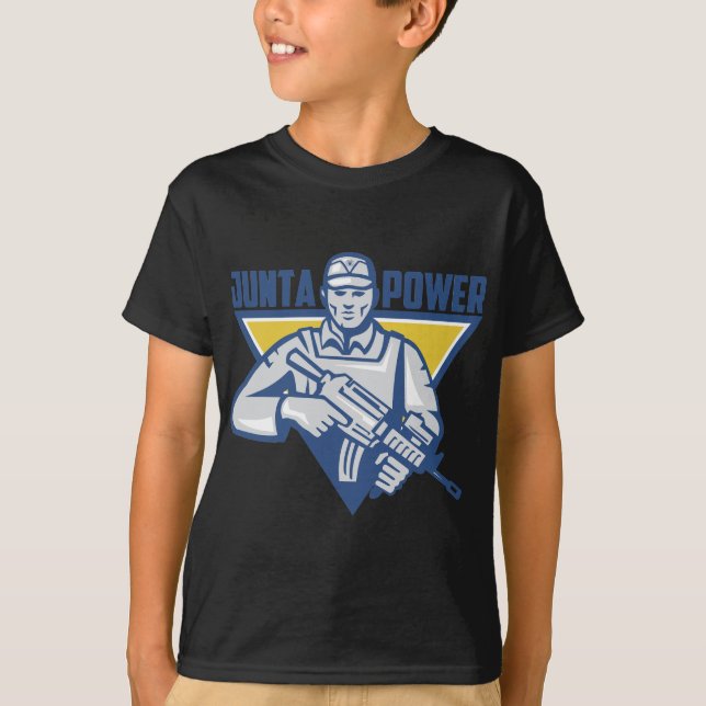 Ukrainischer Armee-Junta-Power T-Shirt (Vorderseite)