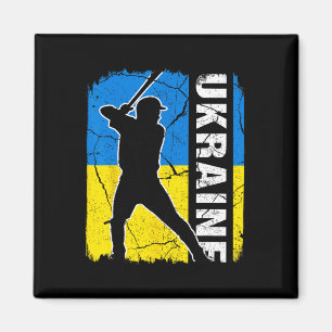 Ukrainischer Bysebyll-Spieler Ukraine-Flagge Byseb Magnet