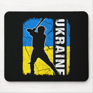 Ukrainischer Bysebyll-Spieler Ukraine-Flagge Byseb Mousepad
