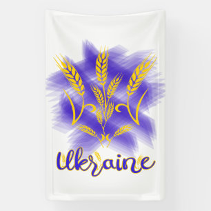 Ukrainischer Dreier aus Weizenohr Banner