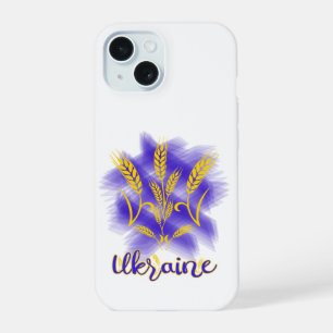 Ukrainischer Dreier aus Weizenohr iPhone 15 Hülle