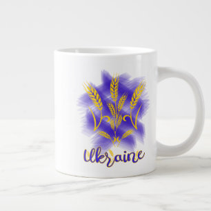 Ukrainischer Dreier aus Weizenohr Jumbo-Tasse