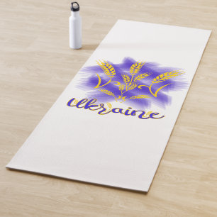 Ukrainischer Dreier aus Weizenohr Yogamatte