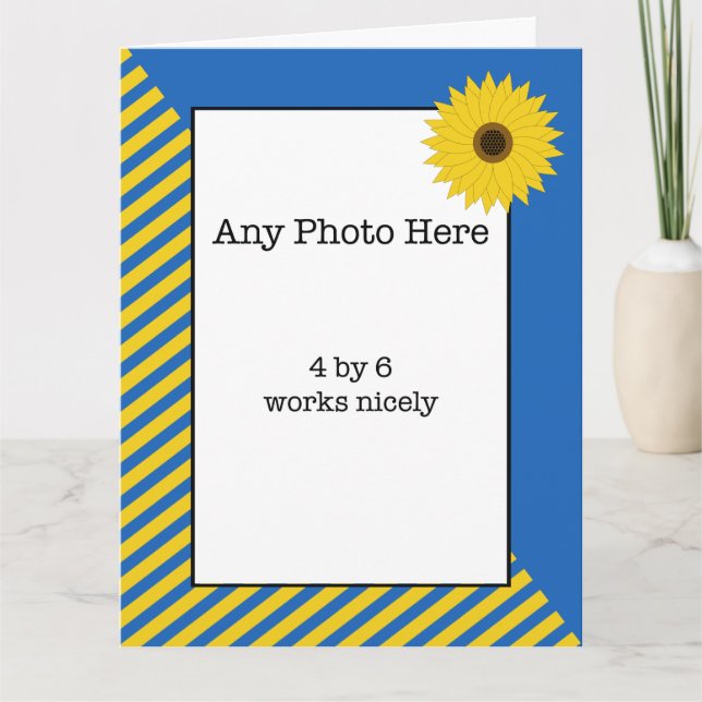 Ukrainischer Geburtstag Karte (Vorderseite)