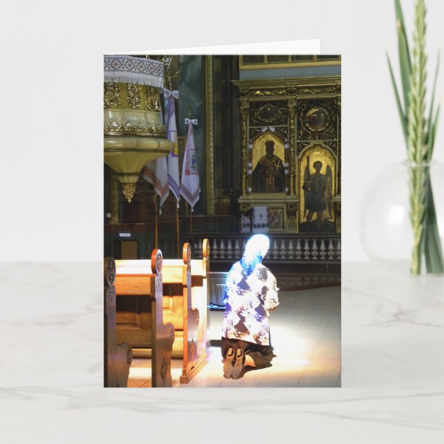 ukrainischer Glaube Feiertagskarte (Vorderseite)