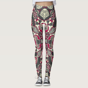 Ukrainischer Karakoko: Silk Neck Scarf Design Leggings