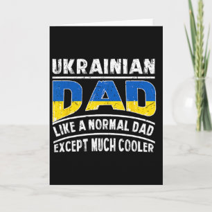 Ukrainischer Papa wie ein normaler, außer viel coo Karte