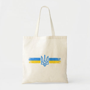ukrainischer Präsident - ukrainisches Flaggensymbo Tragetasche
