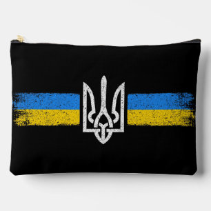 ukrainischer Präsident - ukrainisches Flaggensymbo Zubehörtasche