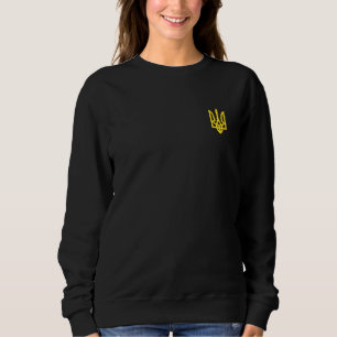 ukrainischer Präsident Volodymyr Zelensky bestickt Besticktes Sweatshirt