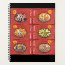 Ukrainischer Red Pysanky Ostereier Planer