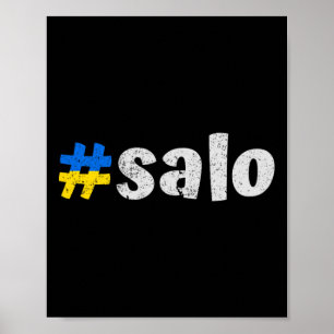 Ukrainischer Salo Lustiger Ukraine Traditionelles  Poster
