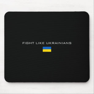 Ukrainischer Selenskyj Ukraine Armee Grün Kämpfen Mousepad