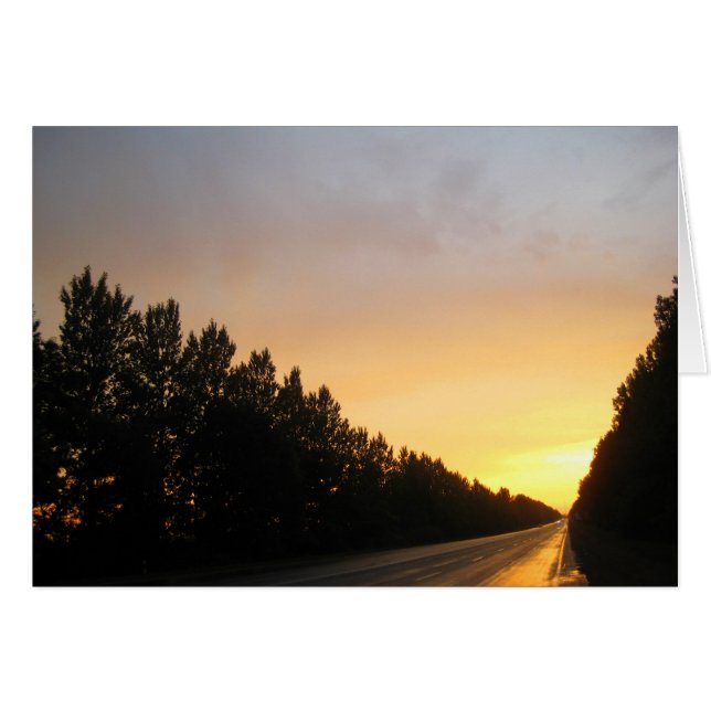 Ukrainischer Sonnenuntergang (Vorderseite (Horizontal))