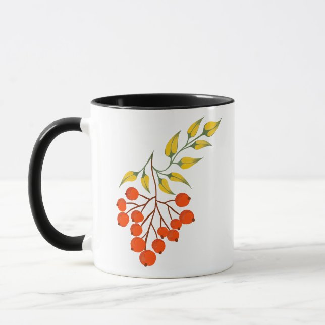 Ukrainischer Stil viburnum Zweig. Ukraine Tasse (Links)