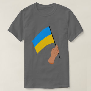 Ukrainischer T - Shirt für die Solidarität unter d