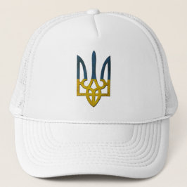 Ukrainischer Trayzub-Wappen mit Waffenhahn Truckerkappe
