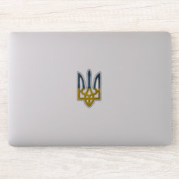Ukrainischer Tryzub-Aufkleber Aufkleber