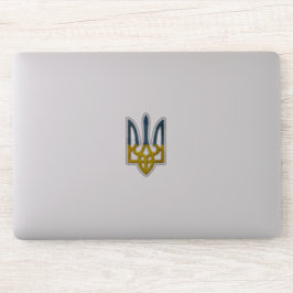 Ukrainischer Tryzub-Aufkleber Aufkleber
