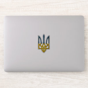 Ukrainischer Tryzub-Aufkleber Aufkleber