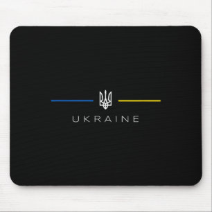 Ukrainischer Tryzub Ukraine-Flagge - Ukraine-Dreiz Mousepad