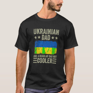 Ukrainischer Vater wie ein regelmäßiger Vater aber T-Shirt