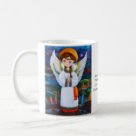 Ukrainischer Weihnachtsangel - Urlaub - Kaffeetasse