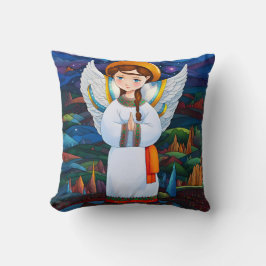 Ukrainischer Weihnachtsgel Kissen