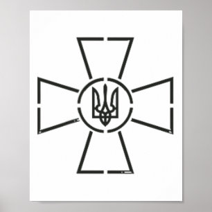 Ukrainisches Armee-Shirt Wolodymyr Selenskyj-Shirt Poster
