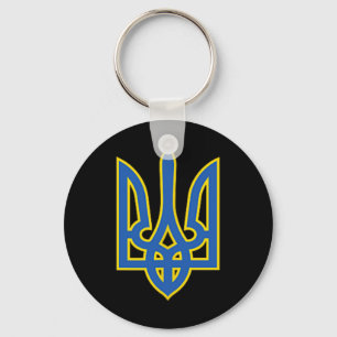 Ukrainisches Dreizack-Shirt Tryzub Ukraine-Armee G Schlüsselanhänger